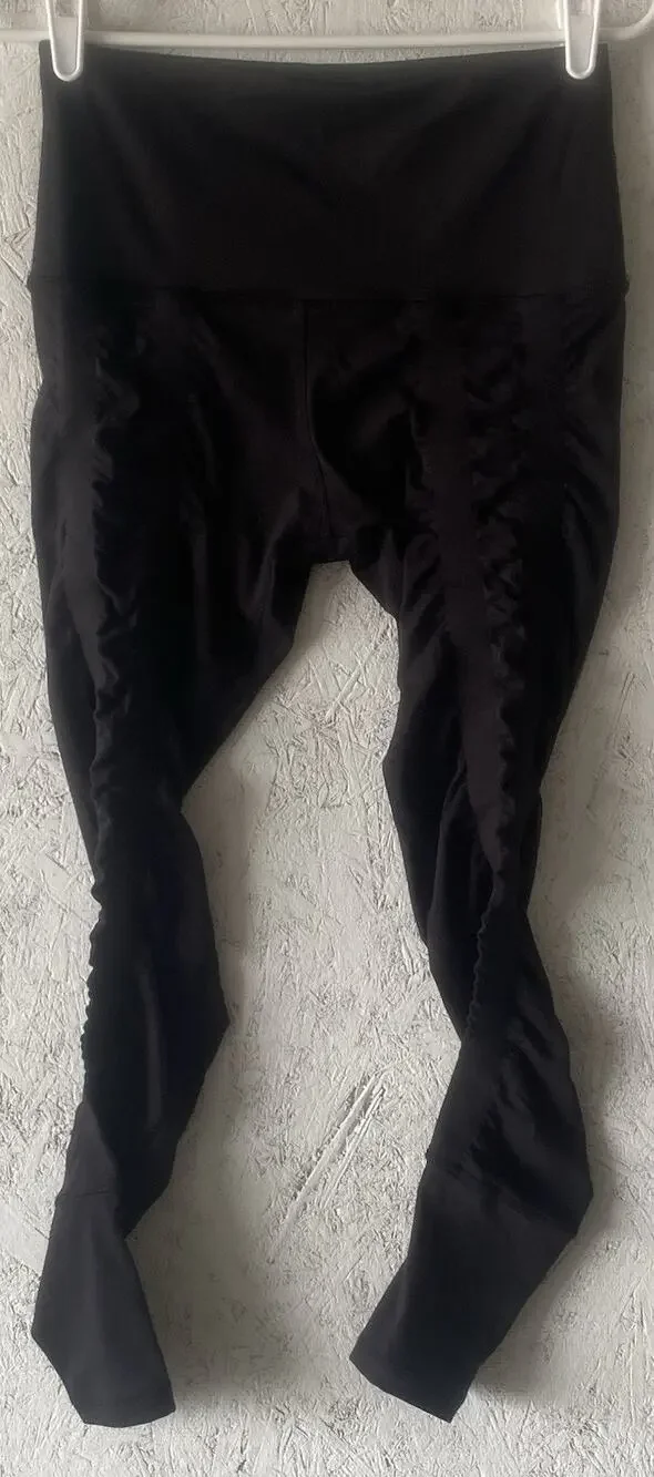 Sweetflexx Resistance Leggings Womens 8 Black Workout ActiveWear NWOT